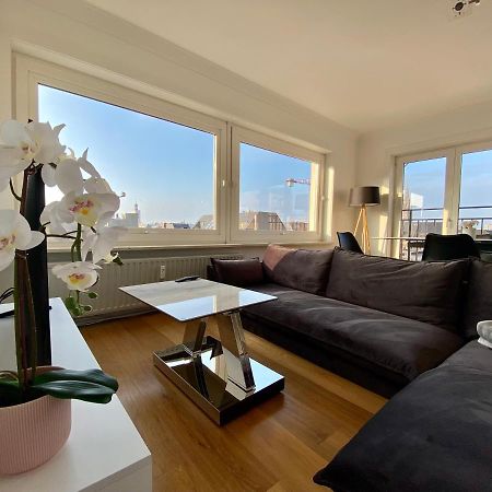 Luxury 3 Bedroom Apartment On The Top Floor With Panoramic View Oostende Exteriör bild